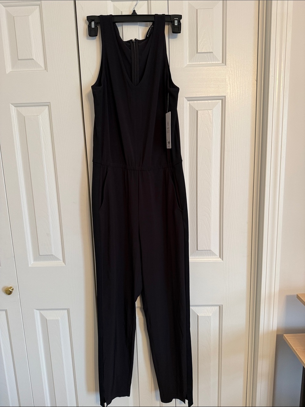 Athleta Brooklyn Jumpsuit - black- size 2 - NWT